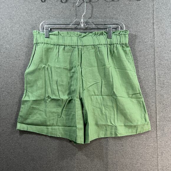 J Jason Wu Liren Pull-On Shorts Sage, Small - Picture 1 of 7